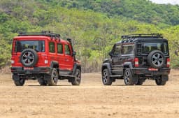 Force Gurkha 5 Door Rear View